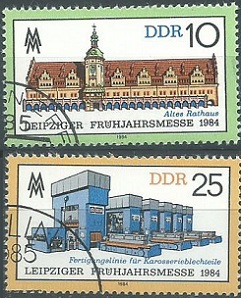 Alemania, Repulica Democratica #2403 - 2404 1984 Serie completa
