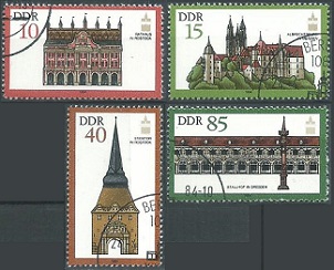 Alemania, Repulica Democratica #2407 - 2410 1984 Serie completa