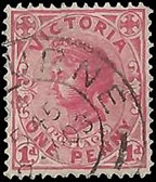 Victoria, Australia # 194 1901 "Reina Victoria"
