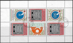 BULGARIA #3532 1990 H.S. "ESSEN'90 Exhibición filatélica"