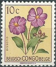 Congo Belga  #263  1952  Nueva
