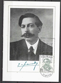 España #1500  1967  Tarjeta máxima "Enrique Granados, compositor"