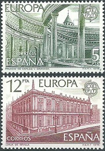España #2101 - 2102  1978 Nuevas  Serie completa