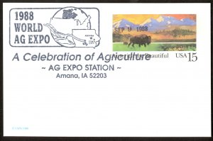Estados Unidos Sc# UX120 1988 Nueva