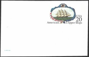 Estados Unidos Sc# UX220 1995 1c Jefferson Postal Card