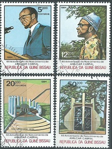 Guinea-Bisáu #586 - 589 1984 Serie completa