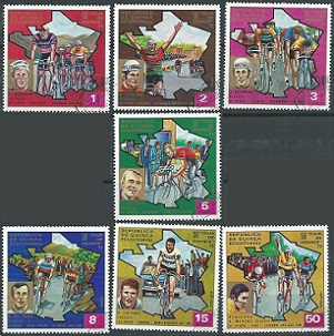 Guinea Ecuatorial Mi#260 - 266 1973  Serie completa  NH