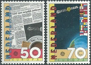 Holanda #650 - 651  1983 Nuevas  Serie completa