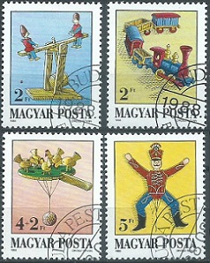 Hungria #3142 - 3145 1988 Serie completa