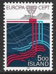 Islandia #574  1983 Nueva NH "Energía geotérmica"