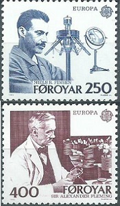 Islas Feroe  #95 - 96  1981  Nuevas  Serie completa