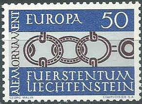 Liechtenstein #400  1965