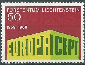 Liechtenstein #453  1969  Nueva