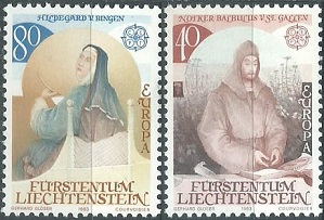 Liechtenstein #754   1983 Nuevas Serie completa "Europa"