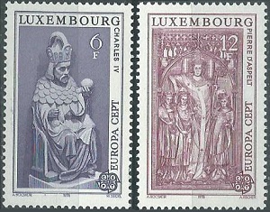 Luxemburgo #609 - 610  1978  Nuevas  Serie completa