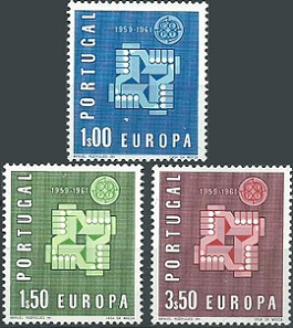 Portugal #875 - 877  1961  Nuevas  Serie completa