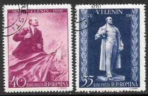 RUMANIA #1319 - 1320  1960  Serie completa