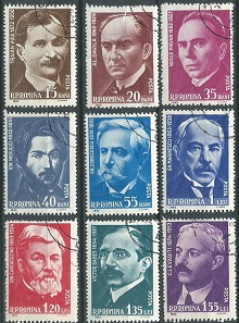 RUMANIA #1491 - 499  1962  Serie completa