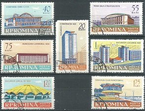 RUMANIA #C112 - C118  1961  Serie completa