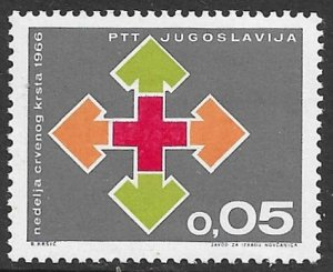 Yugoslavia  #RA31 1966  Nueva NH "Cruz Roja"