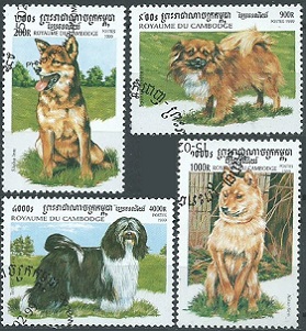 CAMBODIA #1804, #1806 - 1807 y #1809 1999