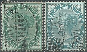India # 36 (1882) y #56 (1900)