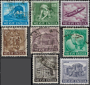 India #411 - 418  1965