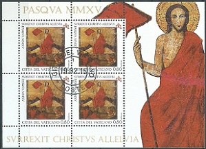 Vaticano #1582a 2015 HS "Pascua - Resurrección de Cristo, anónimo"