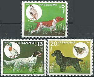 Bulgaria #3128 y #3130 - 3131 1985