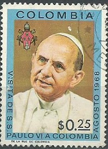 COLOMBIA #782 1968 NH