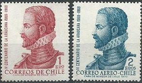 Chile #414 y #C313   1972  Serie completa