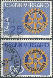 Italia #1025 - 1026 1970  Serie completa