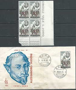 Italia #914  1965 Cuadro nuevo + HS