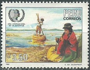 PERU #869  1986 Nueva sin goma  NH