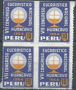 Peru #RA42 1965 Nuevas en cuadro