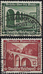 Alemania #B96 y #B98   1936