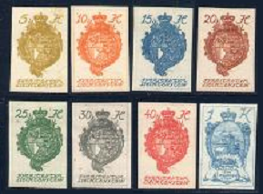 Liechtenstein #18 - 25 1920 Nuevas Imperforadas