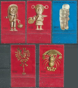 PERU #569 - 573  1972  Serie completa