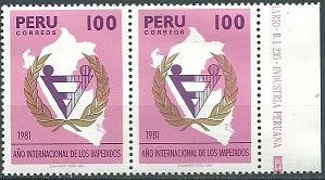 PERU #756A  1981  Nuevas en Par