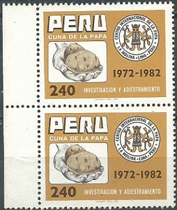 PERU #780  1982  Nuevas en Par