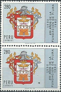 PERU #781  1982 Nuevas en par