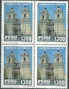 PERU #861  1985 Nueva en cuadro sin goma