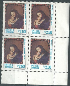 PERU #864  1985 Nueva en cuadro