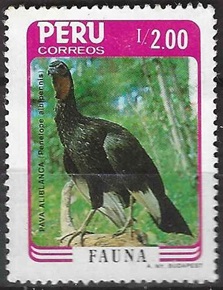 PERU #885  1986 "Pava aliblanca"