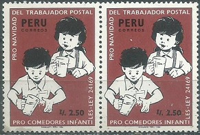 PERU #900  1986 Nuevas en par