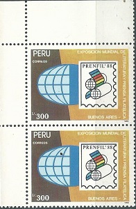 PERU #985 1990 Nuevas en Par