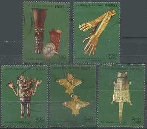 PERU #C359 - C363  1973  Serie completa