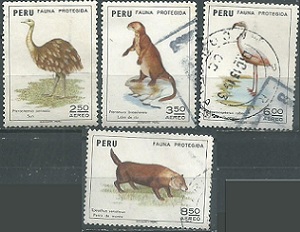 PERU #C372 - C375  1973