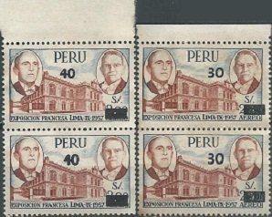 PERU #C503 - C504 1981 Serie completa Nuevas en Par