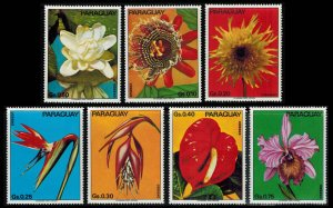 Paraguay # 1531a - 1531g 1973 Serie completa Nuevas